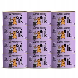 paka-zwierzaka-kot-monobialkowa-mokra-karma-dla-kota-krolik-zestaw-12x200g