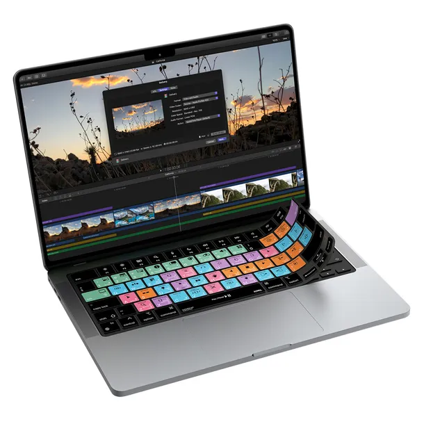 przewodnik-po-skrotach-verskin-apple-final-cut-shortcut-keyboard-protector-stan-opakowania-oryginalne