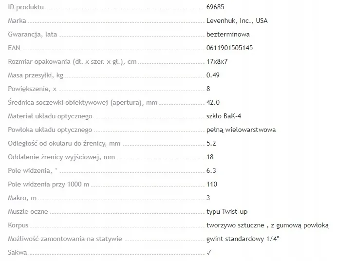monokular-levenhuk-wise-8-x-42-mm-zalaczone-wyposazenie-ochronne-pokrowiecorsciereczka-do-czyszczenia