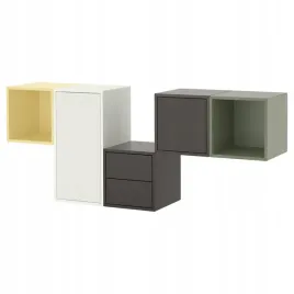 ikea-eket-kombinacja-szafek-sciennych-bialy-wielobarwny-175x35x70-cm