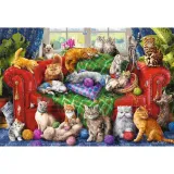 puzzle-1500-ele-kociaki-na-sofie-trefl-stan-nowy