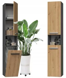 szafka-lazienkowa-slupek-30cm-z-koszem-i-polkami-regal-lazienkowy-antracyt