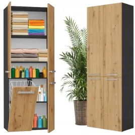 szafka-lazienkowa-z-koszem-na-pranie-slupek-lazienkowy-60cm-regal-polki