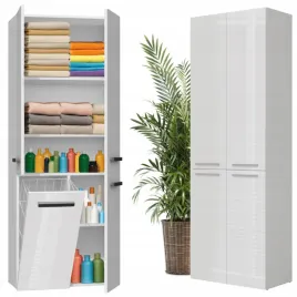 szafka-lazienkowa-regal-60cm-bialy-polysk-z-koszem-na-pranie-5-polek-slupek