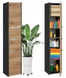 slupek-lazienkowy-szafka-stojaca-30cm-antracyt-artisan-3-drzwi-6polek-regal