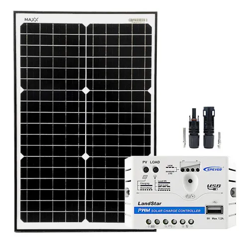 zestaw-fotowoltaiczny-30w-solarny-monokrystaliczny-pwm-koncowki-mc4-stan-nowy