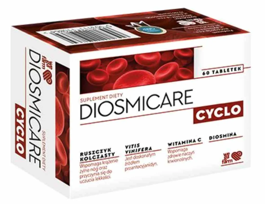 wegafarm-diosmicare-cyclo-60-tabletek-marka-wegafarm