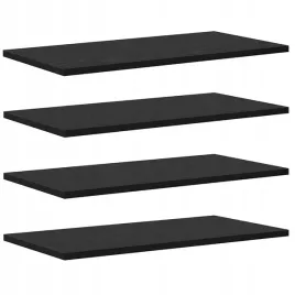 polka-na-ksiazki-4-pcs-czarny-60-x-30-x-1-5-cm