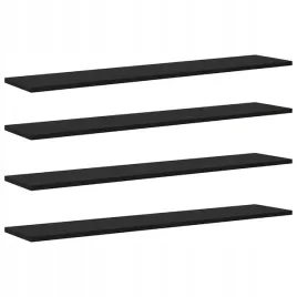 polka-na-ksiazki-4-pcs-czarny-100-x-20-x-1-5-cm
