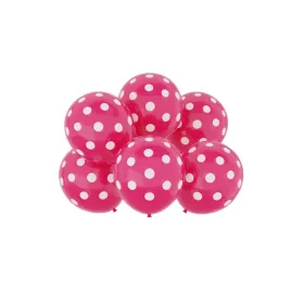 balon-lateksowy-fuksja-w-kropki-30-cm-6szt-urodziny
