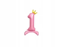 balon-foliowy-stojacy-cyfra-1-rozowa-z-korona-85-cm