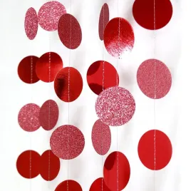 girlanda-papierowa-dekoracyjna-czerwona-4m-wielkosc-kulek-5-cm