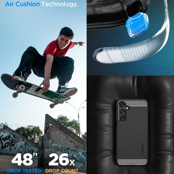 spigen-rugged-armor-galaxy-a16-4g-5g-matte-black-dedykowany-model-samsung-a16