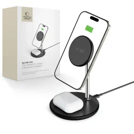 tech-protect-qi15w-a39-2in1-magnetic-magsafe-wireless-charger-black