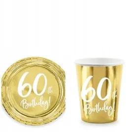 komplet-kubeczki-talerzyki-zlote-60-urodziny-40th-birthday-12-elementow