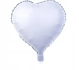 balon-foliowy-serce-18-cali-45-cm-bialy-matowy-wesele-chrzest-komunia