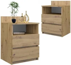 szafka-nocna-2-szuflady-stolik-nocny-polki-komoda-do-sypialni-dab-artisan