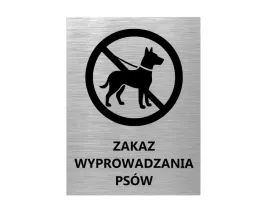 zakaz-wyprowadzania-psow-srebrna-grawerowana-tabliczka-zakazu-20x15cm