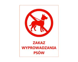 zakaz-wyprowadzania-psow-biala-czerwona-grawerowana-tabliczka-zakazu-20x15c
