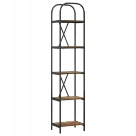 polka-na-ksiazki-wedzony-dab-40-x-30-x-183-cm