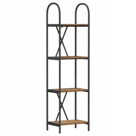 polka-na-ksiazki-stare-drewno-40-x-30-x-146-cm