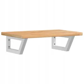 polka-scienna-pod-umywalke-stal-i-lite-drewno-debowe