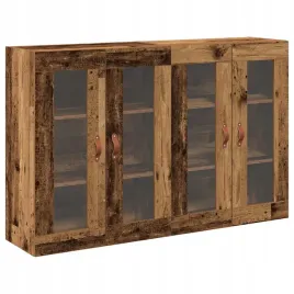 szafka-wiszaca-2-pcs-stare-drewno-69-5-x-34-x-90-cm