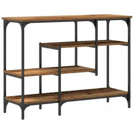 stol-konsolowy-z-polka-stare-drewno-100-x-35-x-75-cm