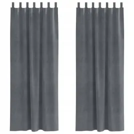 zaslony-z-zaslonami-2-pcs-jasnoszary-140-x-260-cm-aksamit