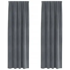 zaslony-z-zaslonami-2-pcs-jasnoszary-140-x-260-cm-aksamit