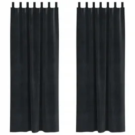 zaslony-z-zaslonami-2-pcs-czarny-140-x-260-cm-aksamit