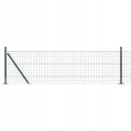 ogrodzenie-z-slupkami-zielony-0-6-x-50-m-stal