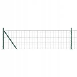 ogrodzenie-z-slupkami-zielony-0-6-x-25-m-stal