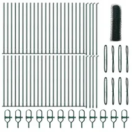 ogrodzenie-z-slupkami-zielony-0-5-x-100-m-stal-pokryta-pcv