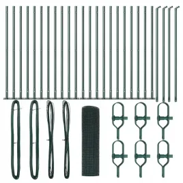 ogrodzenie-z-slupkami-zielony-05-x-50-m-stal