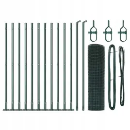 ogrodzenie-z-slupkami-zielony-05-x-25-m-stal