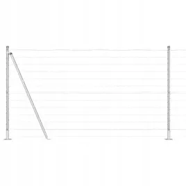 ogrodzenie-z-slupkami-srebrny-1-2-x-10-m-stal