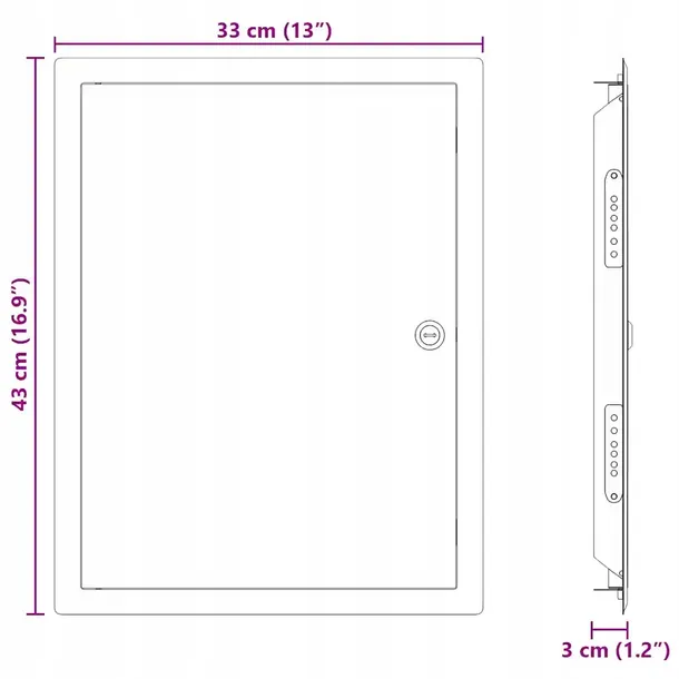 panel-dostepu-bialy-30-x-40-cm-stal-marka-vidaxl-kod-producenta-42010263