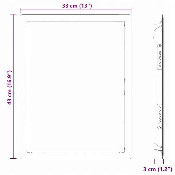 panel-dostepu-bialy-30-x-40-cm-stal-marka-vidaxl-kod-producenta-42010255