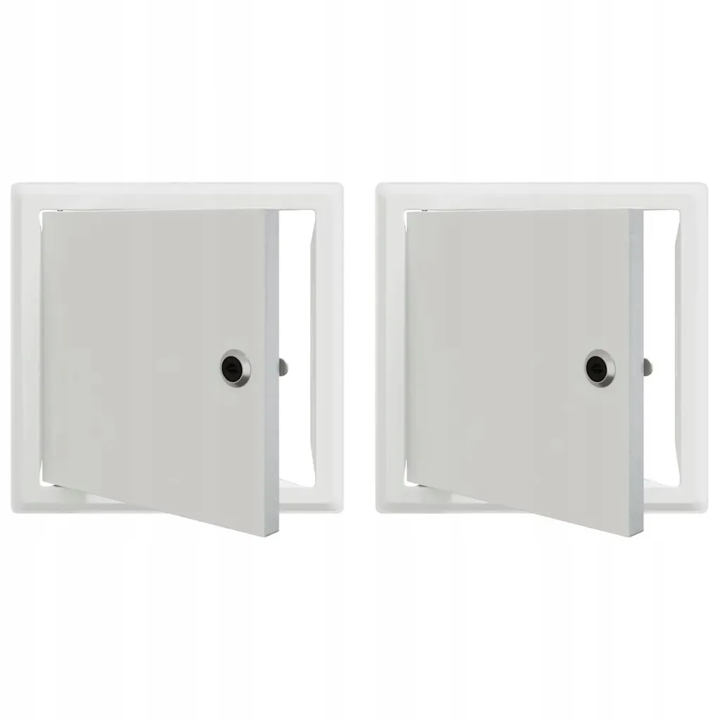 panel-dostepu-2-pcs-bialy-20-x-20-cm-stal
