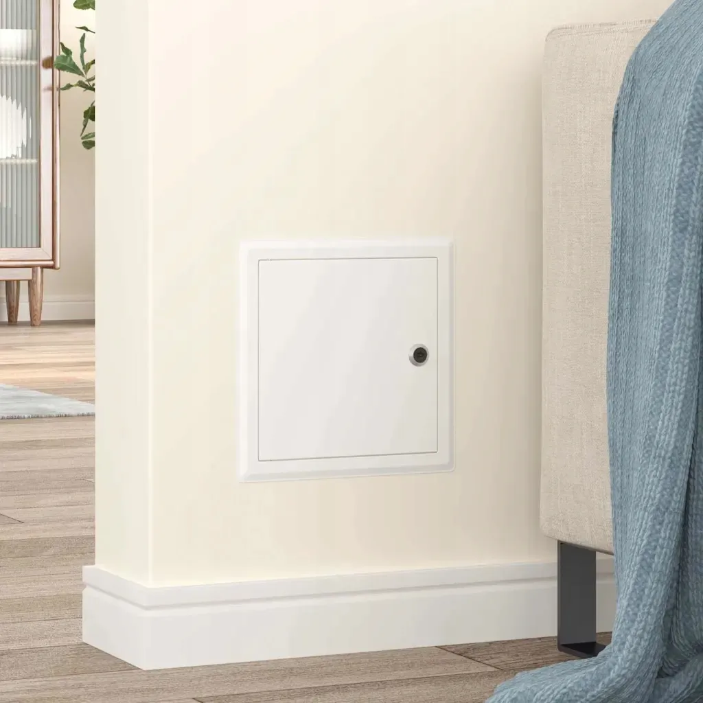 panel-dostepu-2-pcs-bialy-20-x-20-cm-stal-stan-nowy