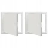 panel-dostepu-2-pcs-bialy-20-x-20-cm-stal