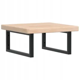 polka-scienna-pod-umywalke-stal-i-lite-drewno-debowe