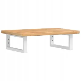 polka-scienna-pod-umywalke-stal-i-lite-drewno-debowe