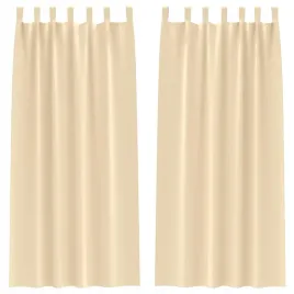 zaslony-z-zaslonami-2-pcs-kremowy-poliester
