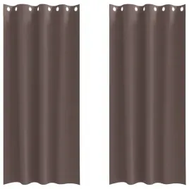 zaslony-z-zaslonami-2-pcs-ciemnobrazowy-poliester