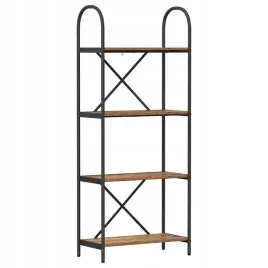 polka-na-ksiazki-stare-drewno-60-x-30-x-146-cm