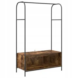 wieszak-na-ubrania-z-przechowywaniem-brazowy-100-x-44-x-160-cm