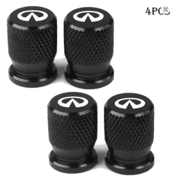 nowoczesne-stylowe-czarne-nakretki-na-wentyle-infiniti-logo-infiniti-trwale