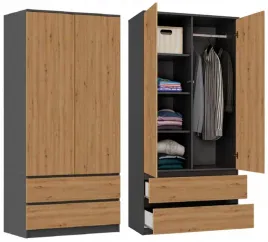 szafa-garderoba-polki-szuflady-duza-na-ubrania-antracyt-dab-artisan